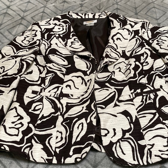 Talbots cotton linen blend blazer size 10 - Picture 1 of 11